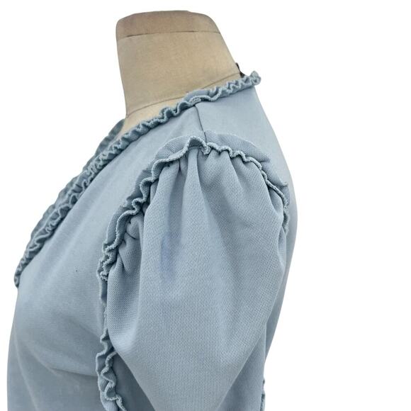 Generation Love Evelyn Sweater Sweatshirt Light Blue Size Small - Picture 7 of 13